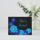 Retro Hawaiian Uitnodiging (Staand voorkant)