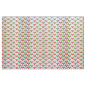 Retro Hawaiian Ukulele Floral Stof (Fat Quarter)