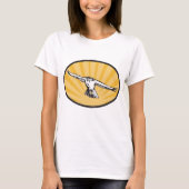 Retro Hawk Flying T-shirt (Voorkant)