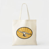Retro Hawk Flying Tote Bag (Voorkant)