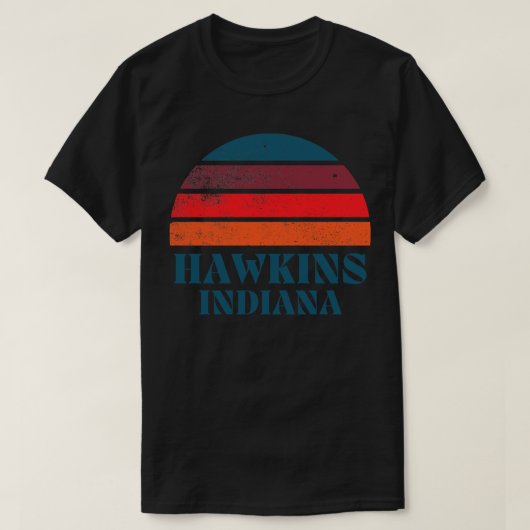 Retro Hawkins Indiana 3 T-shirt (Design voorkant)
