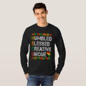 Retro  HBVcu - Geloofd, creatief uniek T-shirt (Voorkant volledig)