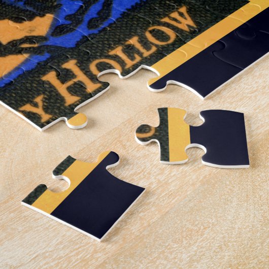 Retro Headless Horseman Stamp Legpuzzel (Zijkant)