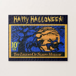 Retro Headless Horseman Stamp Legpuzzel