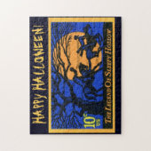 Retro Headless Horseman Stamp Legpuzzel (Verticaal)