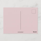 Retro Heart Kant en Bloemen Valentijn Briefkaart (Achterkant)