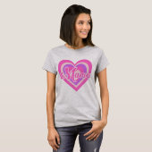 Retro Heart MAMA T-shirt (Voorkant volledig)
