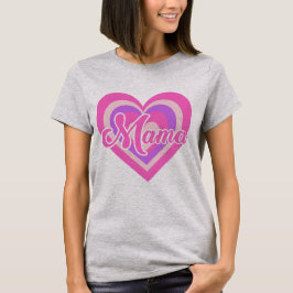Retro Heart MAMA T-shirt