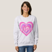 Retro Heart MAMA Trui (Voorkant volledig)