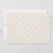 Retro Heart Merry Christmas Playful  Feestdagenkaart (Achterkant)