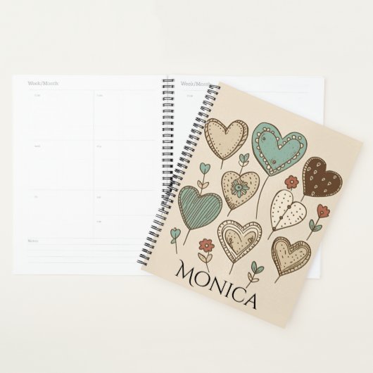 Retro Heart Planner (Display)