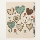 Retro Heart Planner (Achterkant)