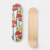 Retro Heart Tattoo Persoonlijk Skateboard (Voorkant)