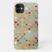 Retro Hearts Case-Mate iPhone Case (Achterkant)