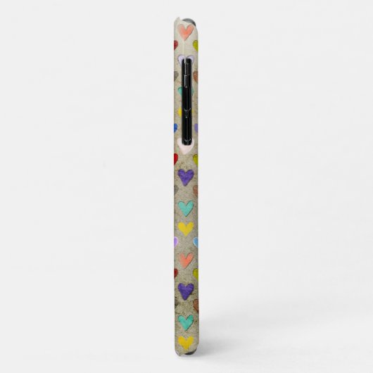 Retro Hearts Case-Mate iPhone Case (Achterkant/links)