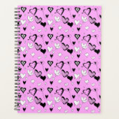Retro Hearts Planner (Voorkant)