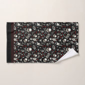 Retro Heavy Metal Pattern Bad Handdoek (Handdoek)