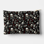 Retro Heavy Metal Pattern Etui (Achterkant)