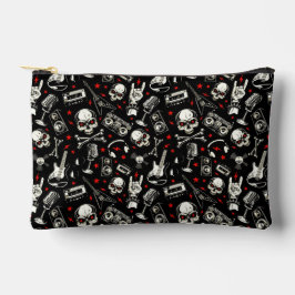 Retro Heavy Metal Pattern Etui