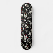 Retro Heavy Metal Pattern Persoonlijk Skateboard (Voorkant)