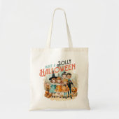  retro hebben een jolly halloween tote bag (Voorkant)