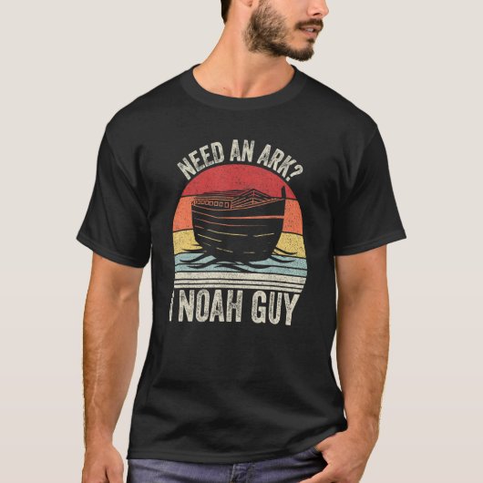 Retro heeft een ark nodig die niemand Christelijk  T-shirt (Voorkant)
