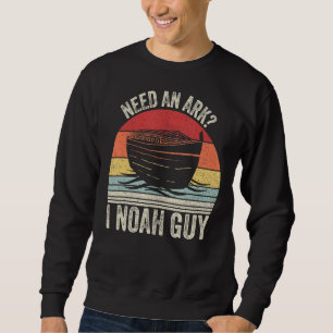 Retro heeft een ark nodig die niemand Christelijk Trui