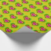 Retro HEEFT KLEUR VOOR WISSELKOERS ~ Roll Cadeaupa Cadeaupapier (Hoek)