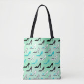 Retro Heels Tote Bag (Voorkant)