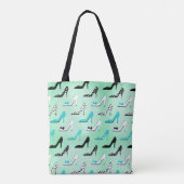 Retro Heels Tote Bag (Achterkant)