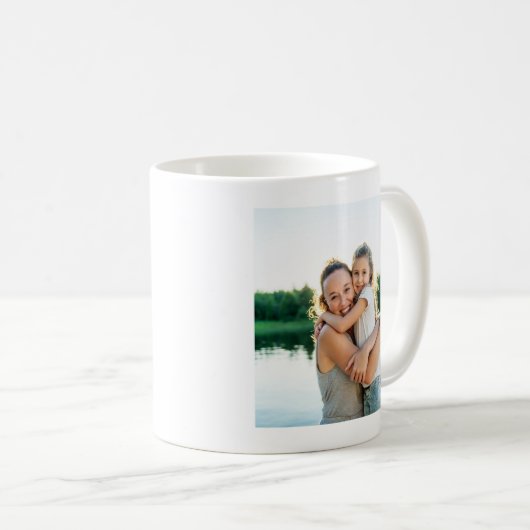 Retro Heet Roze Mama Foto Koffiemok (Voorkant rechts)