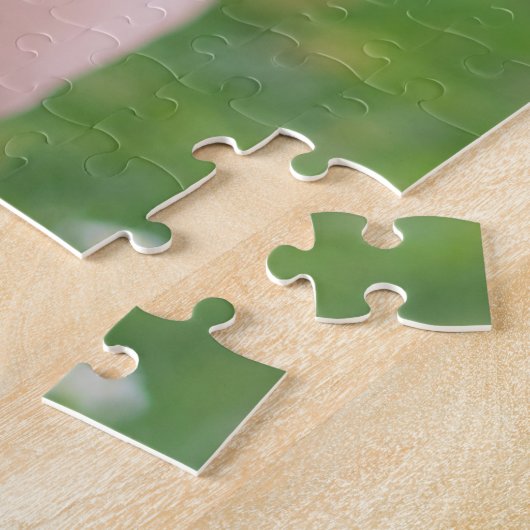 Retro Heet Roze Tante Foto Legpuzzel (Zijkant)