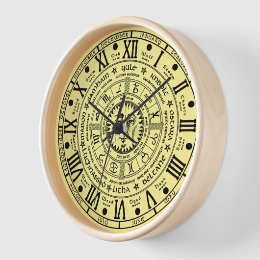 Retro, Heidense stijl, Wiel van de Klok van het (Hoek)