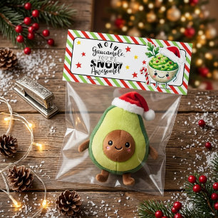 Retro Heilige Guacamole Je bent Sneeuw Geweldig Ke Notitiekaartje