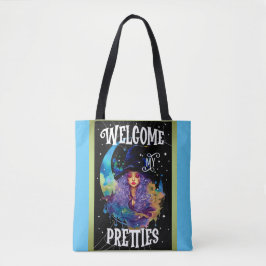 Retro Heks Beauty Halloween Tote Bag