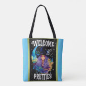 Retro Heks Beauty Halloween Tote Bag (Achterkant)