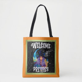 Retro Heks Beauty Halloween Tote Bag