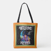 Retro Heks Beauty Halloween Tote Bag (Achterkant)