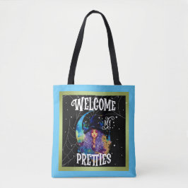 Retro Heks Beauty Halloween Tote Bag