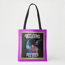 Retro Heks Beauty Halloween Tote Bag