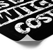 Retro Heks Halloween Matching Groep Kostuum Spook Poster (Hoek)