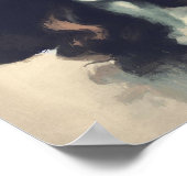 Retro  heks in puntige heks Pet schilderij Poster (Hoek)