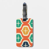 Retro Helder & Funky Bagagelabel (Achterkant verticaal)