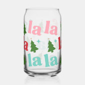 Retro Heldere Kerstboom Fa La Blikvorm Glas (Rechts)