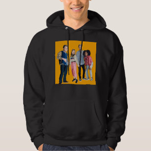 Retro Henry Danger Crew Digital Tekening, gekleurd Hoodie