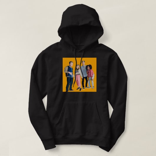 Retro Henry Danger Crew Digital Tekening, gekleurd Hoodie (Design voorkant)