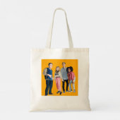 Retro Henry Danger Crew Digital Tekening, gekleurd Tote Bag (Achterkant)