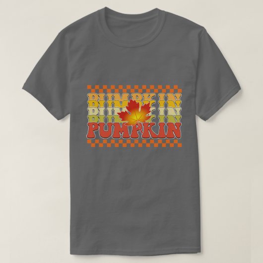 Retro herfst 1 12 t-shirt (Design voorkant)