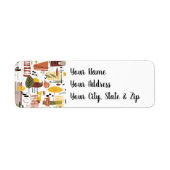 Retro Herfst A Go-Go Etiket (Voorkant)