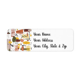 Retro Herfst A Go-Go Etiket